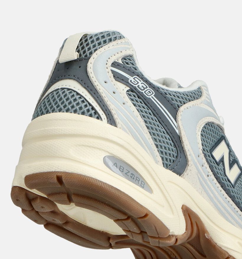 New Balance U 530 Baskets en Gris pour femmes (358225) - pour semelles orthopédiques