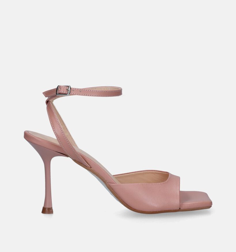 March23 Charlie Sandales avec talon en Rose pour femmes (337916)