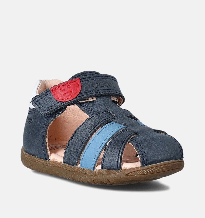 Geox Macchia Sandales pour bébé en Bleu pour garçons (352913)