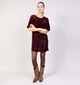 Pieces Kam Sequin Robe en Bordeaux pour femmes (365630)