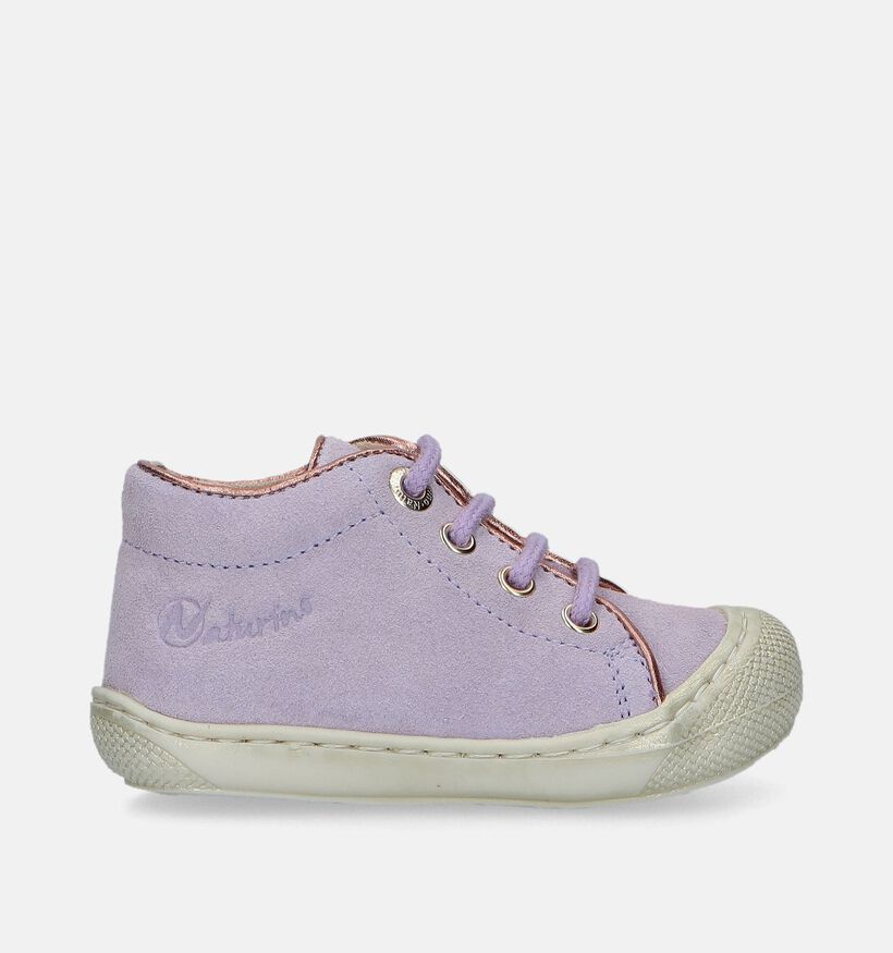 Naturino Sossi Suede Lila Babyschoenen voor meisjes (339401)