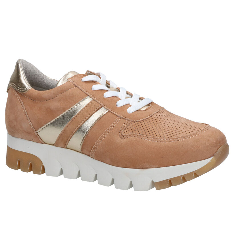 Tamaris Baskets casual en Brun clair en nubuck (270121)