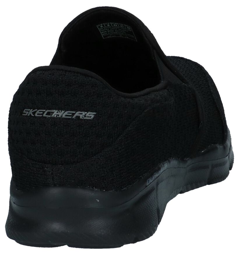 Skechers Equalizer Slickster Zwarte Casual Instappers, Zwart, pdp