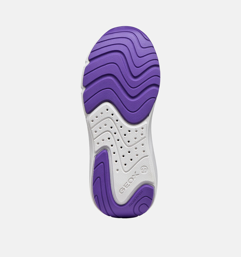 Geox Baskets basses en Lila pour filles (370163) - pour semelles orthop&eacute;diques