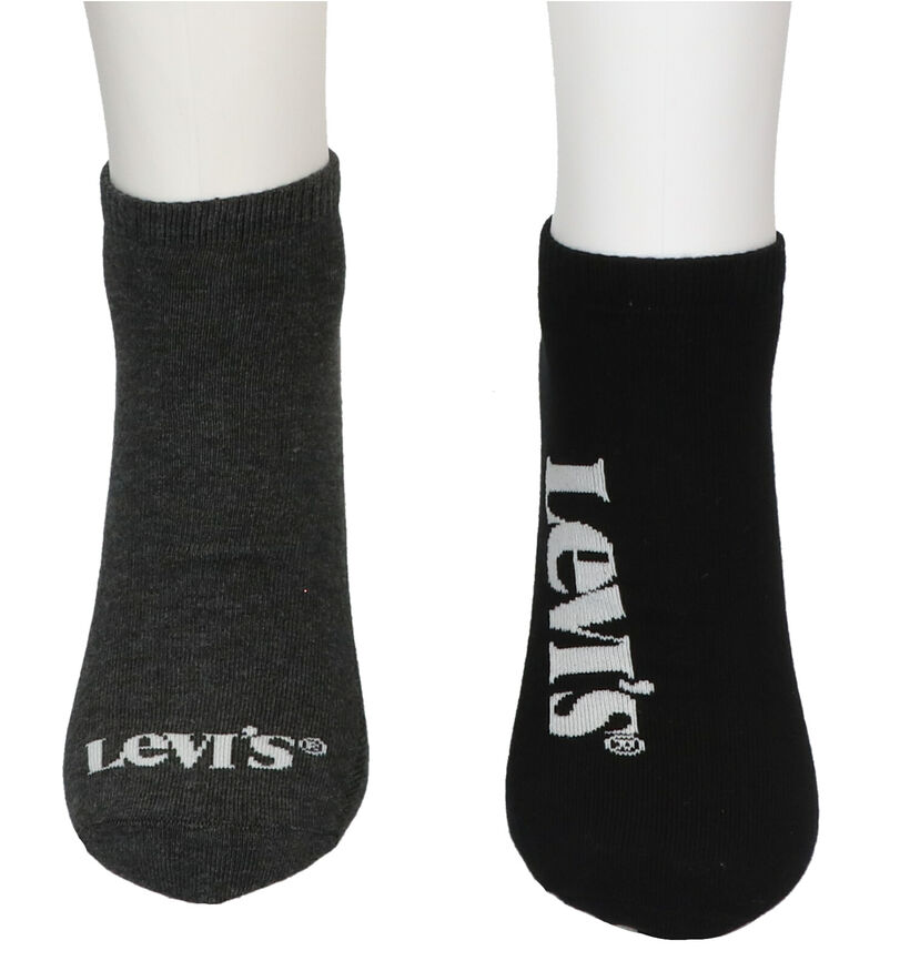 Levi's Zwart/Grijze Enkelsokken - 2 Paar (290708)