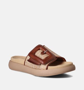 Gabor Best Fitting Slippers Cognac