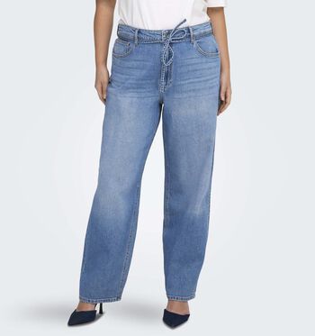 ONLY Carmakoma Jeans Blauw