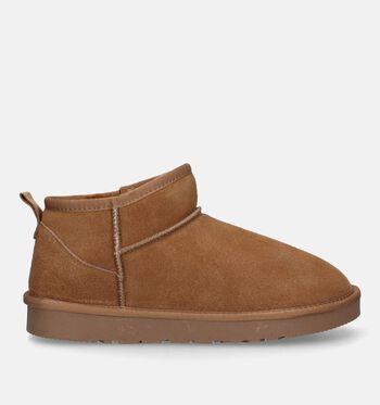 Bottines Fourrées cognac