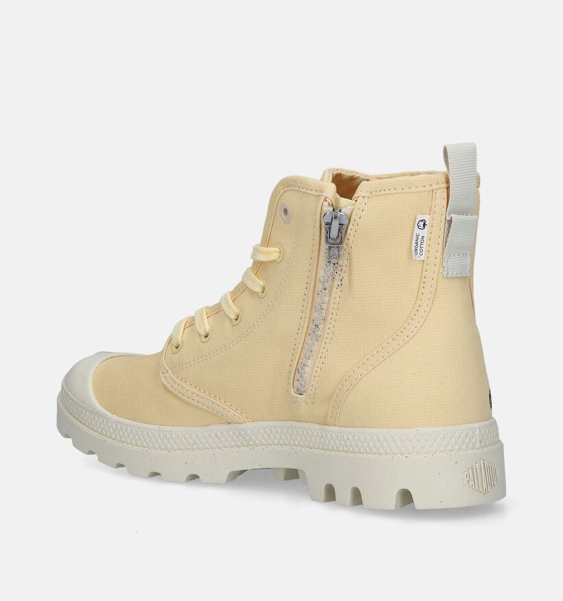 Palladium Pampa Hi Zip Baskets en Jaune pour femmes (336488)