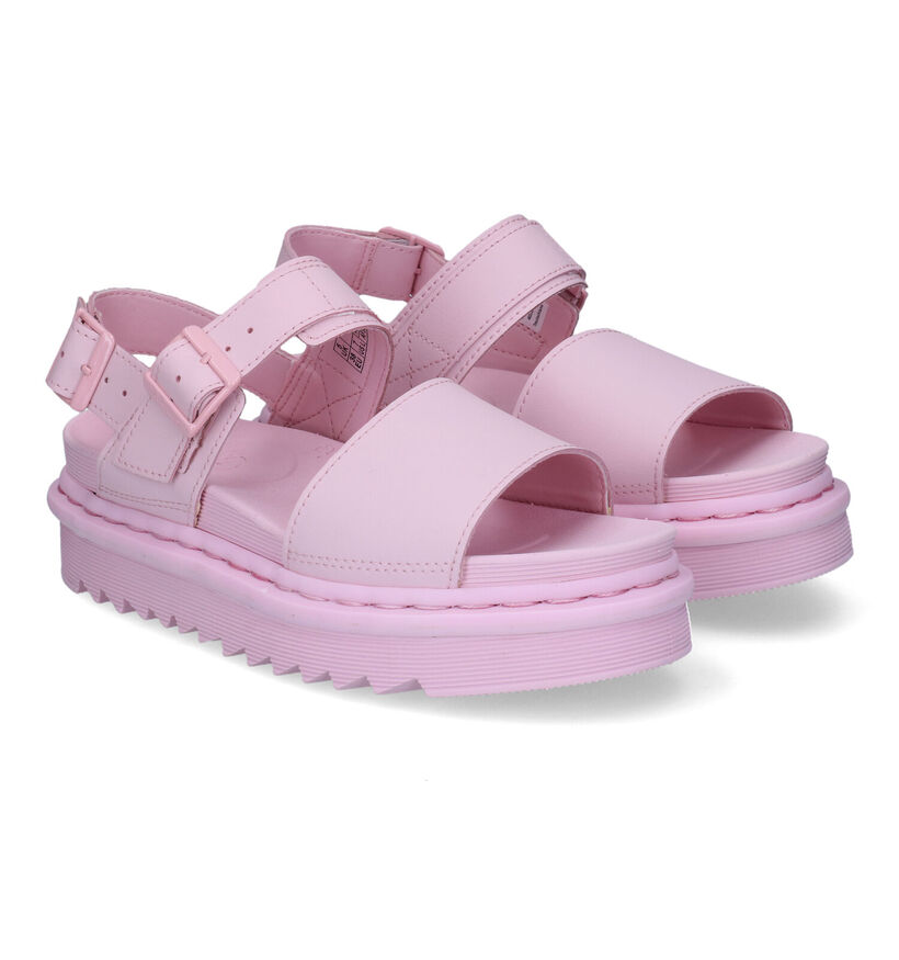 Dr. Martens Voss Mono Gele Sandalen in leer (303545)