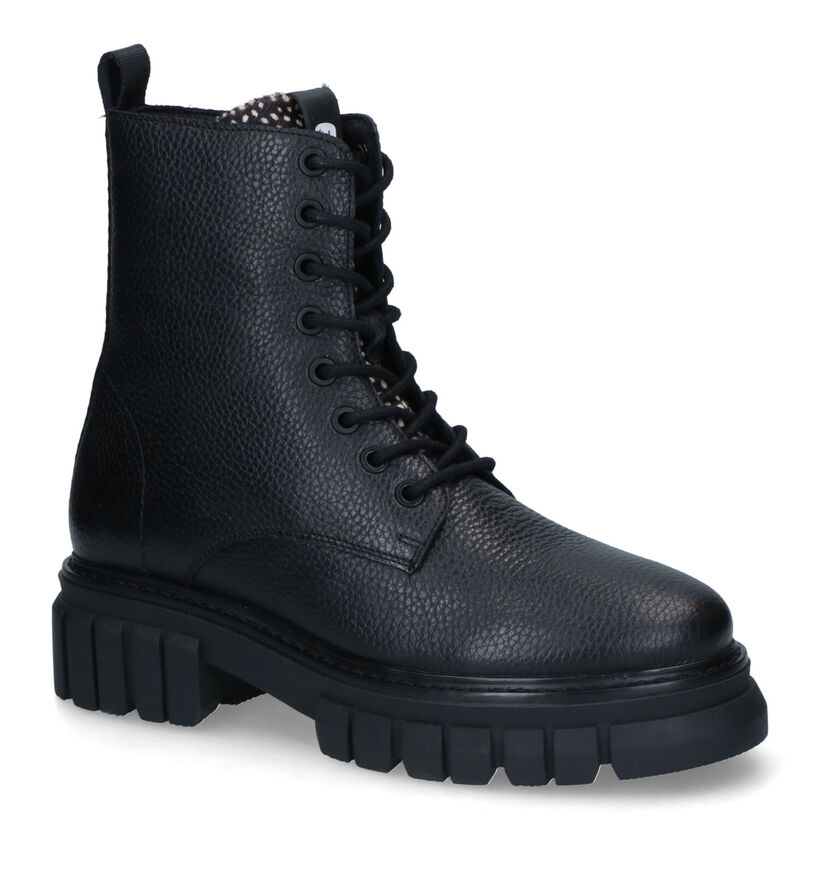 Maruti Maxim Bottines en Noir en cuir (326906)