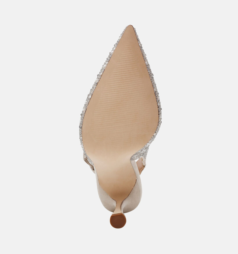 Steve Madden Brylie Pearl Zilveren Slingback Pumps voor dames (379916)