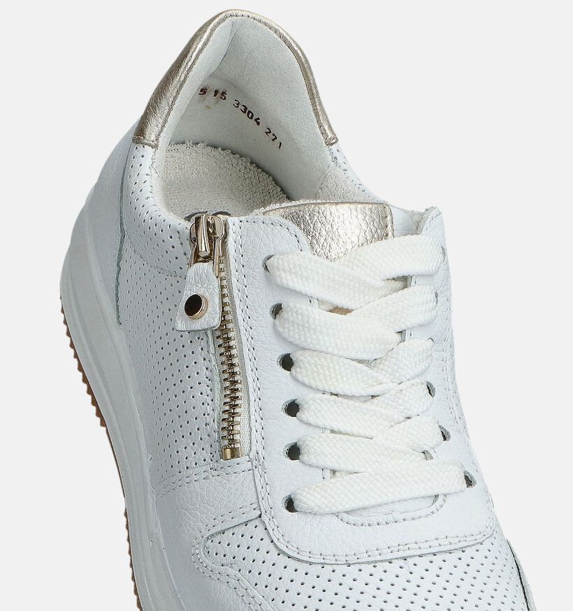 Ara Osaka 3.0 Witte Sneakers met Rits voor dames (370792) - geschikt voor steunzolen