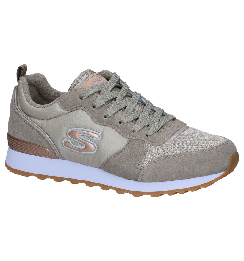 Skechers Gold'n Gurl Baskets en Bleu en daim (293947)