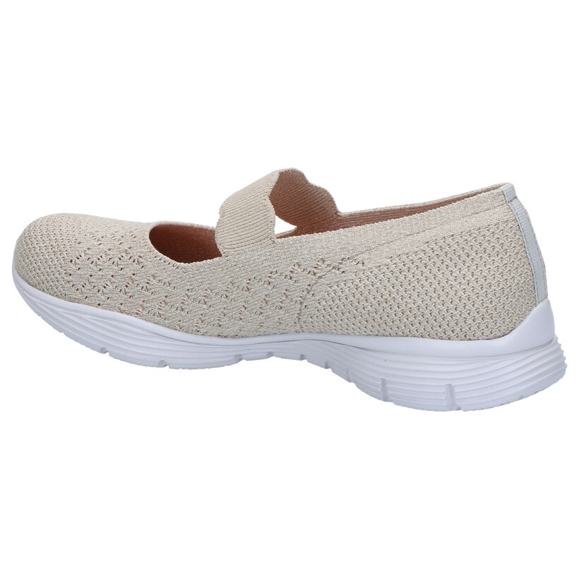 Skechers Zwarte Instappers in stof (272791)