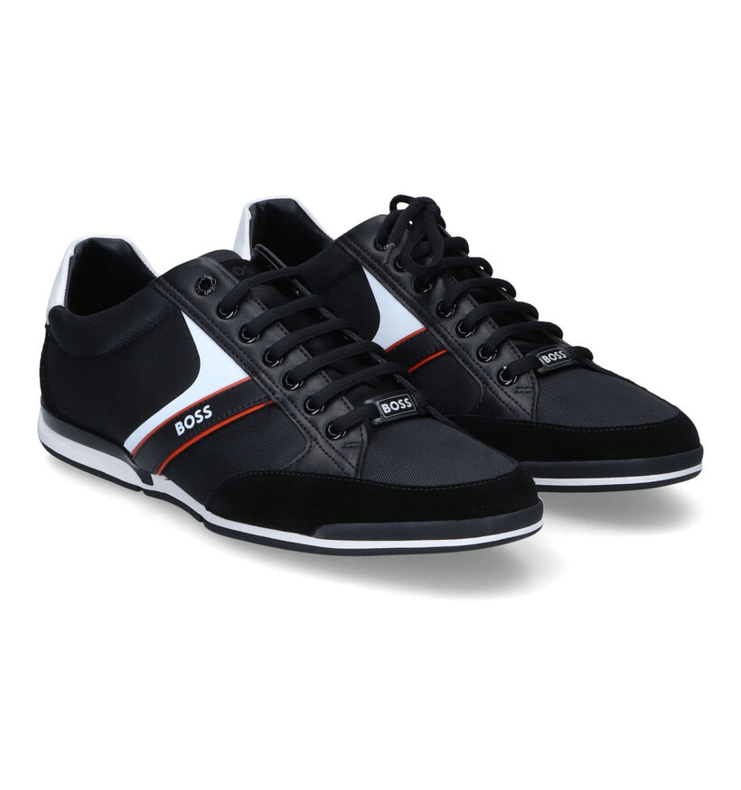 Boss Saturn Low Chaussures à lacets en Noir pour hommes (314322) - pour semelles orthopédiques