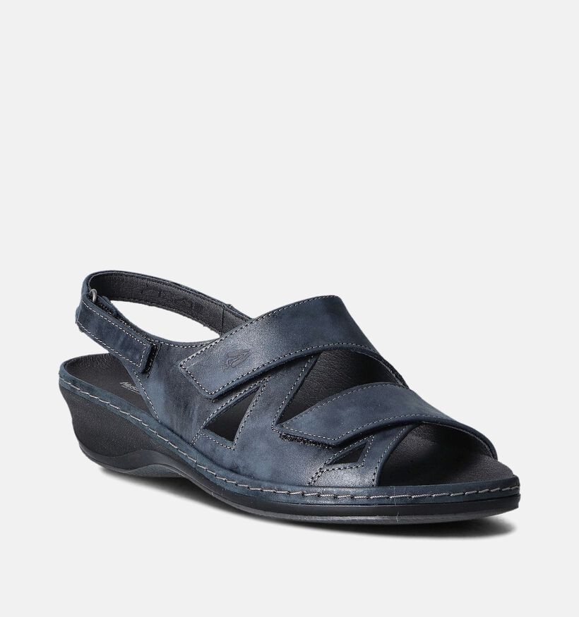 Hush Puppies Rigao Sandales pour semelles orthopédiques en Bleu pour femmes (357589) - pour semelles orthopédiques
