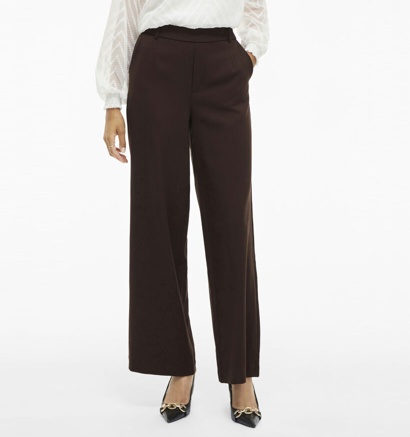 Vila Varone Donkerbruine Geklede Broek voor dames (378474)