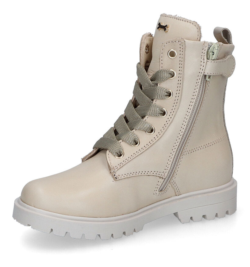 STONES and BONES Nasir Beige Bottines in leer (313928)