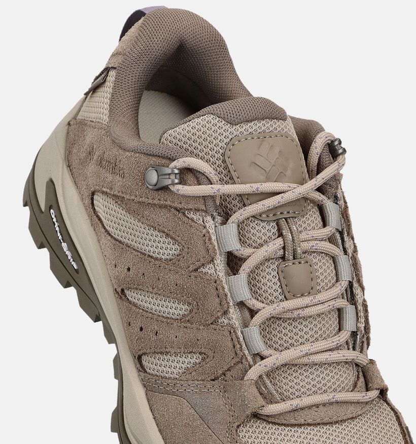 Columbia Redmond IV Low Beige Wandelschoenen voor dames (359524) - geschikt voor steunzolen