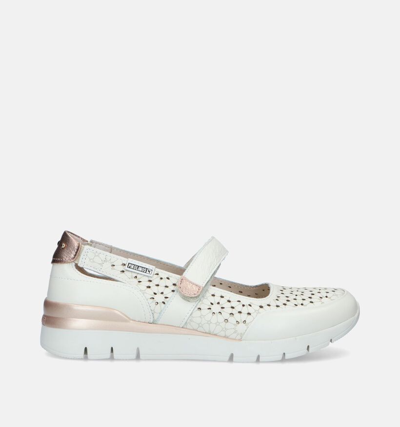 Pikolinos Cantabria Ecru Velcroschoenen voor dames (354671) - geschikt voor steunzolen