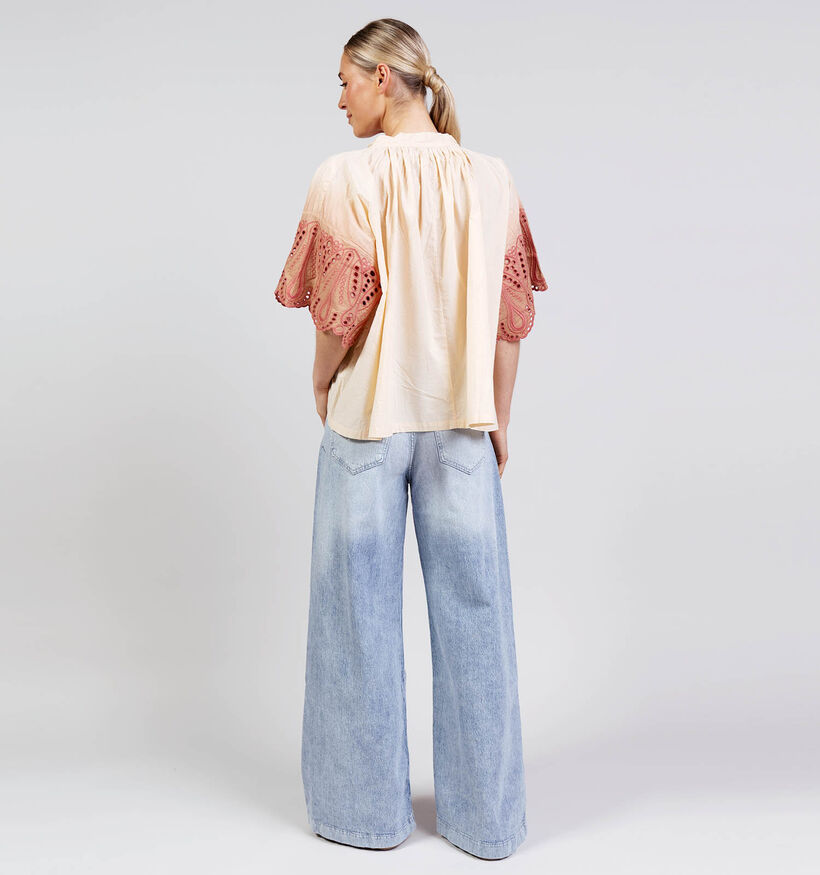 Rue Mazarine Lyme Beige/Oudroze Blouse voor dames (375868)