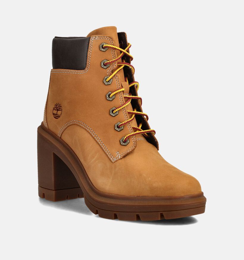 Timberland Allington Bottines à lacets en Camel pour femmes (360166) - pour semelles orthopédiques