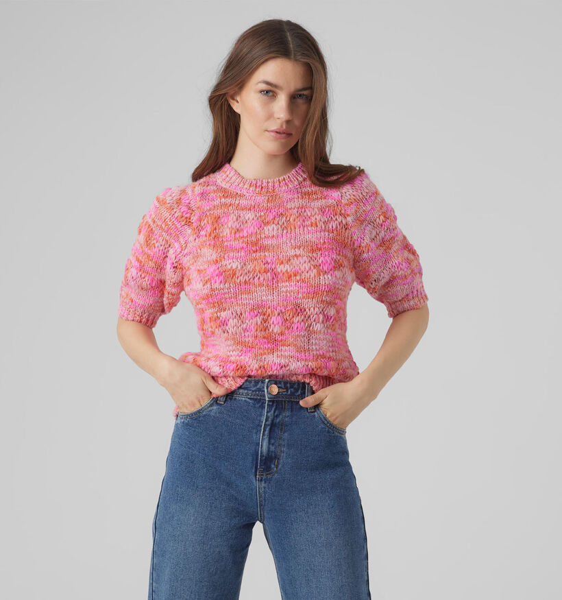 Vero Moda Maddi Pull en Bleu pour femmes (335321)