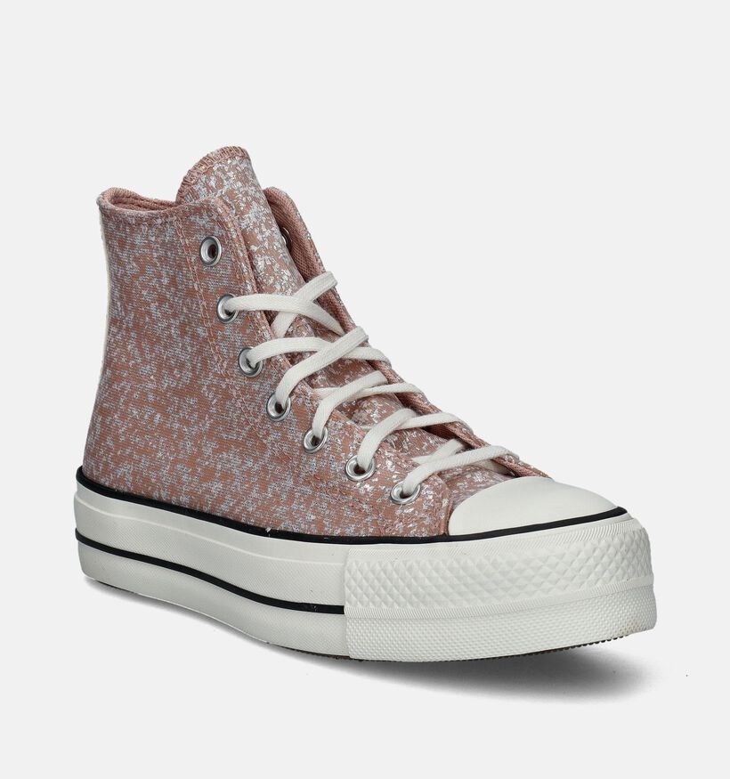 Converse Chuck Taylor All Star Lift Baskets en Rose pour femmes (348828)