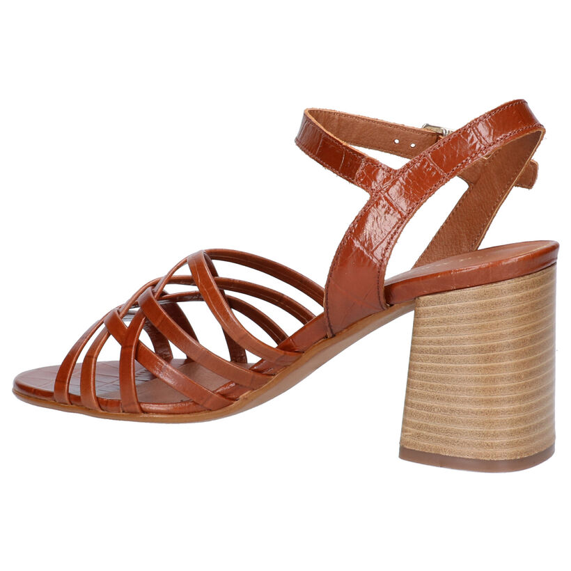 Hampton Bays Cognac Sandalen in leer (272620)