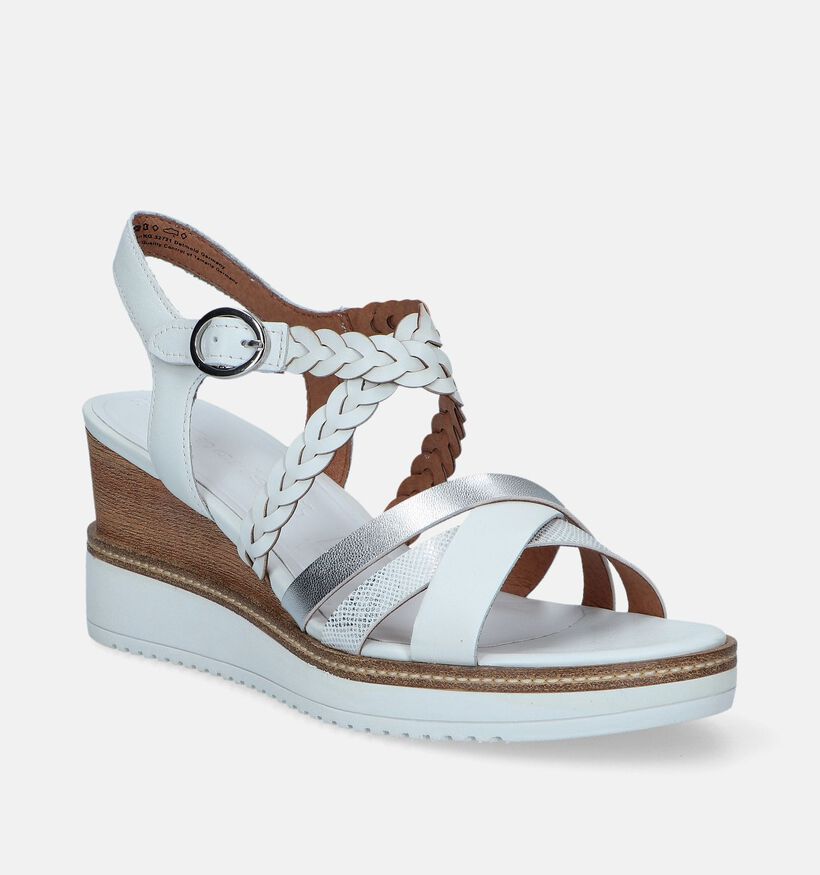 Tamaris Witte Sandalen Met Sleehak voor dames (338288)