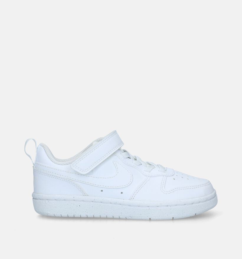 Nike Court Borough Witte Sneakers voor meisjes (347716)