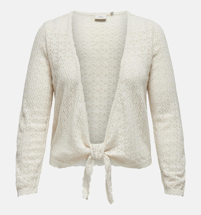 ONLY Carmakoma Sola Ecru Cardigan voor dames (343495)