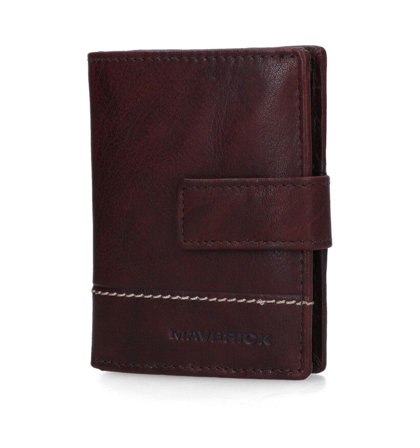 Maverick Porte-carte en Cognac pour hommes (341275)