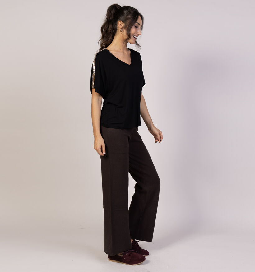 Vero Moda Henna Zwarte T-shirt voor dames (365660)