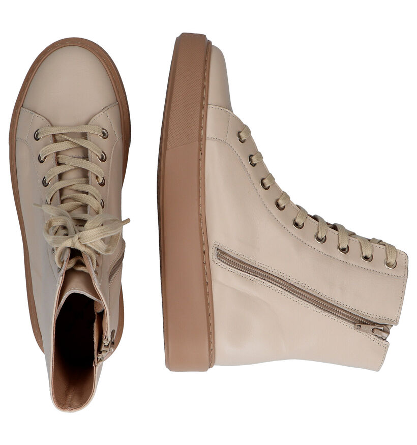 KMB Beige Bottines in leer (298922)