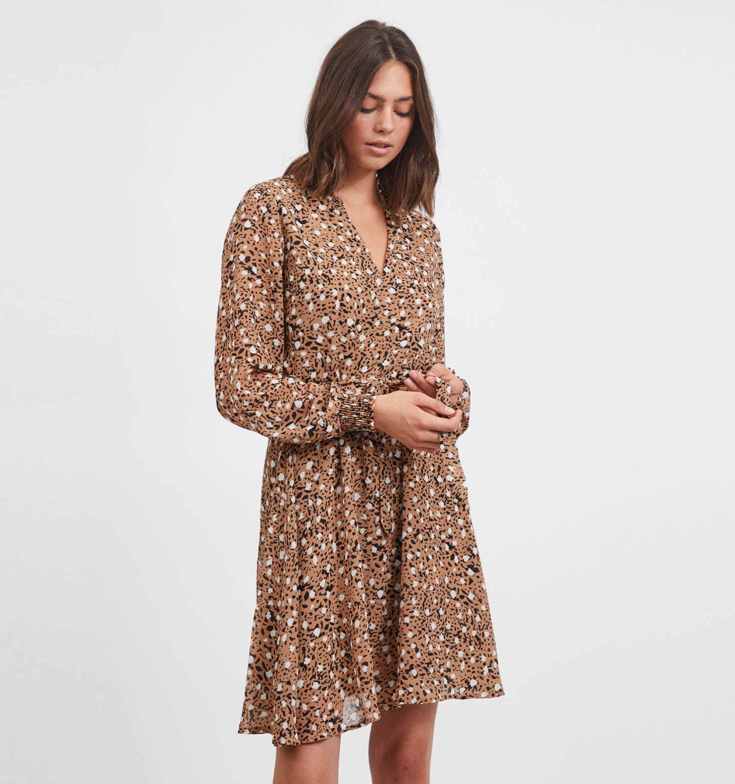 Vila Beige Kleedje Dames Kleedjes Online op TORFS.BE