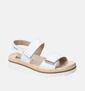 Mephisto Sandalen Wit/Beige/Cognac