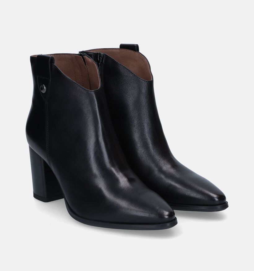NeroGiardini Bottines à talons en Noir en cuir (321516)