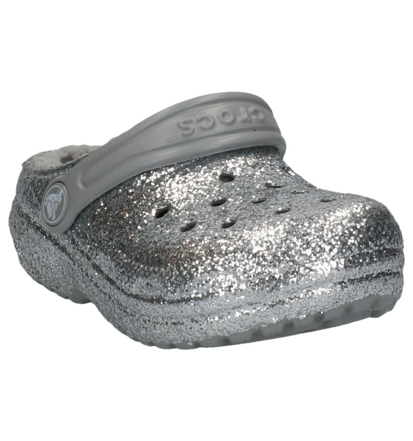 Crocs Classic Glitter Line Rose Gold Pantoffels in kunststof (255721)