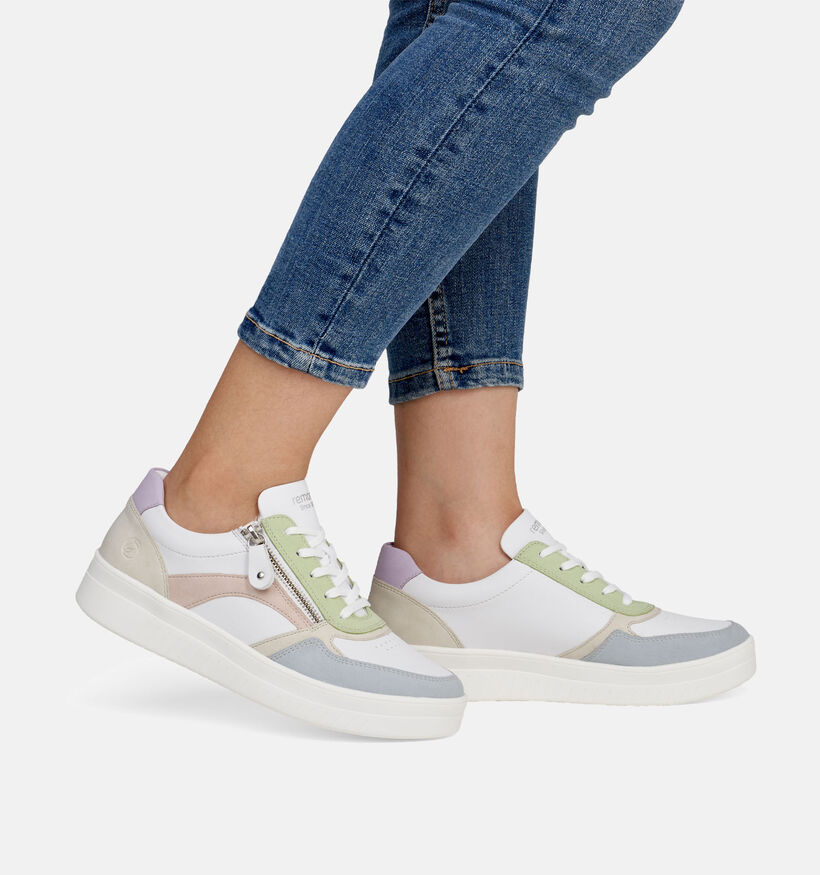 Remonte Baskets casual en Blanc pour femmes (351212) - pour semelles orthopédiques