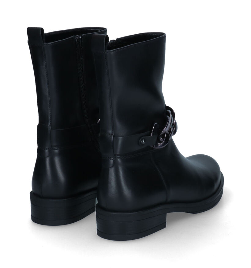 Gabor Best Fitting Zwarte Boots in leer (315284)