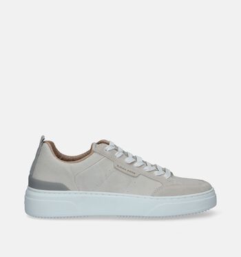 Veterschoenen beige