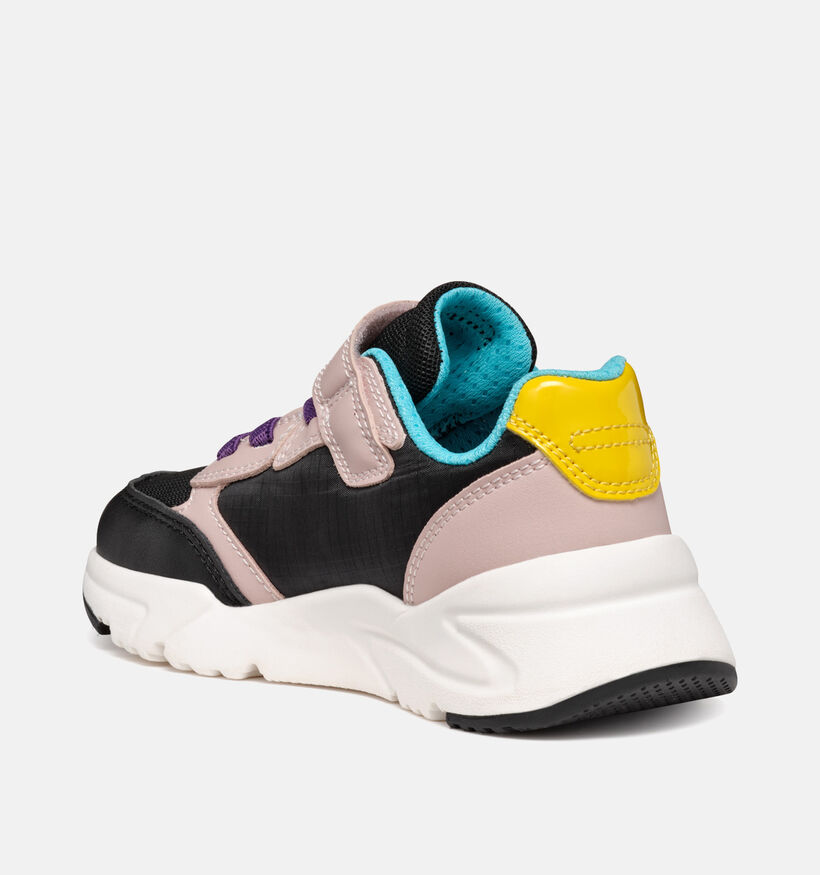 Geox Loftus Blauwe/Roze Sneakers voor meisjes (360382) - geschikt voor steunzolen