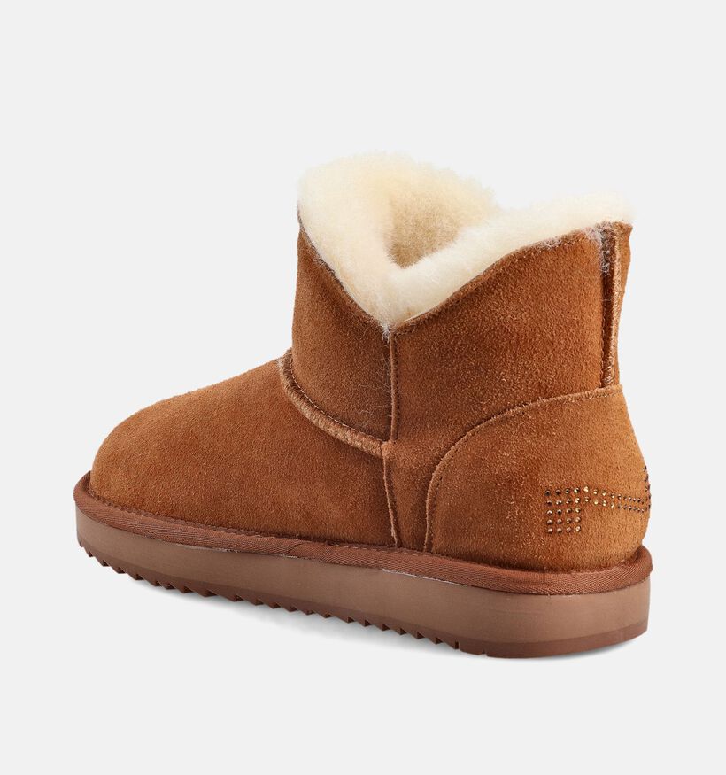Nathan-Baume Pantoufles fermées en Cognac pour femmes (363630)