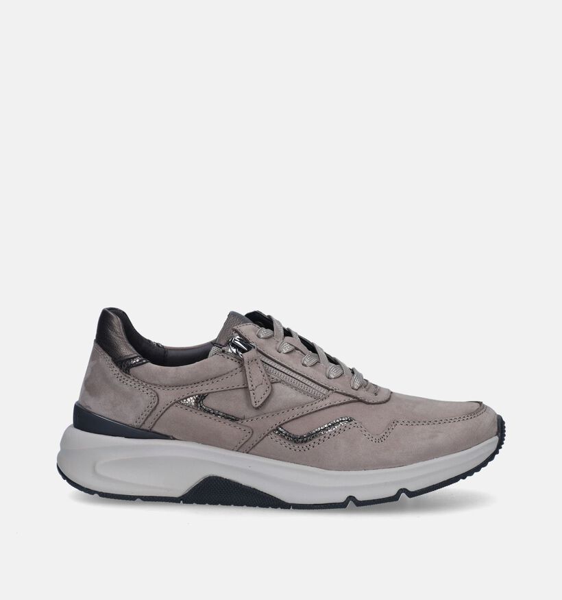 Gabor Rollingsoft Baskets en Brun pour femmes (344781) - pour semelles orthopédiques