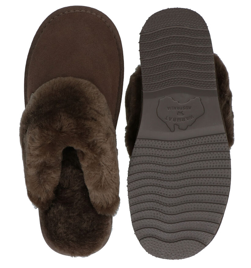 Warmbat Flurry Cognac Pantoffels voor dames (346207)