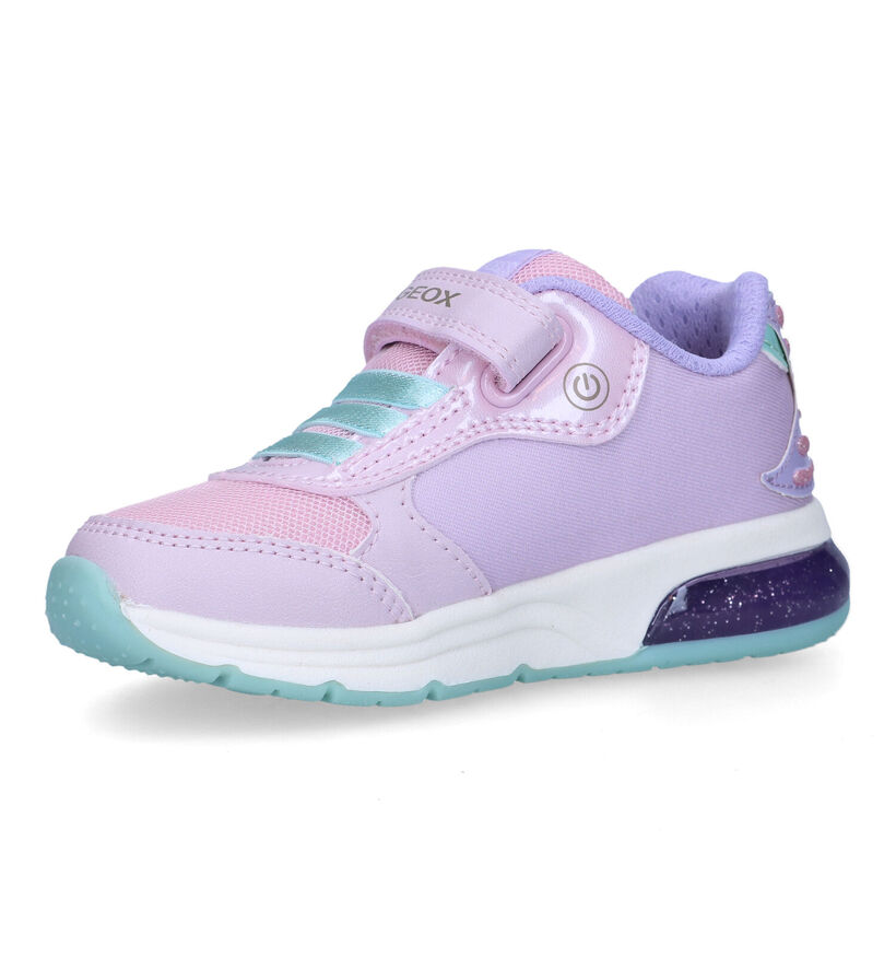 Geox Disney Princess Ariel Roze Sneakers voor meisjes (321566) - geschikt voor steunzolen