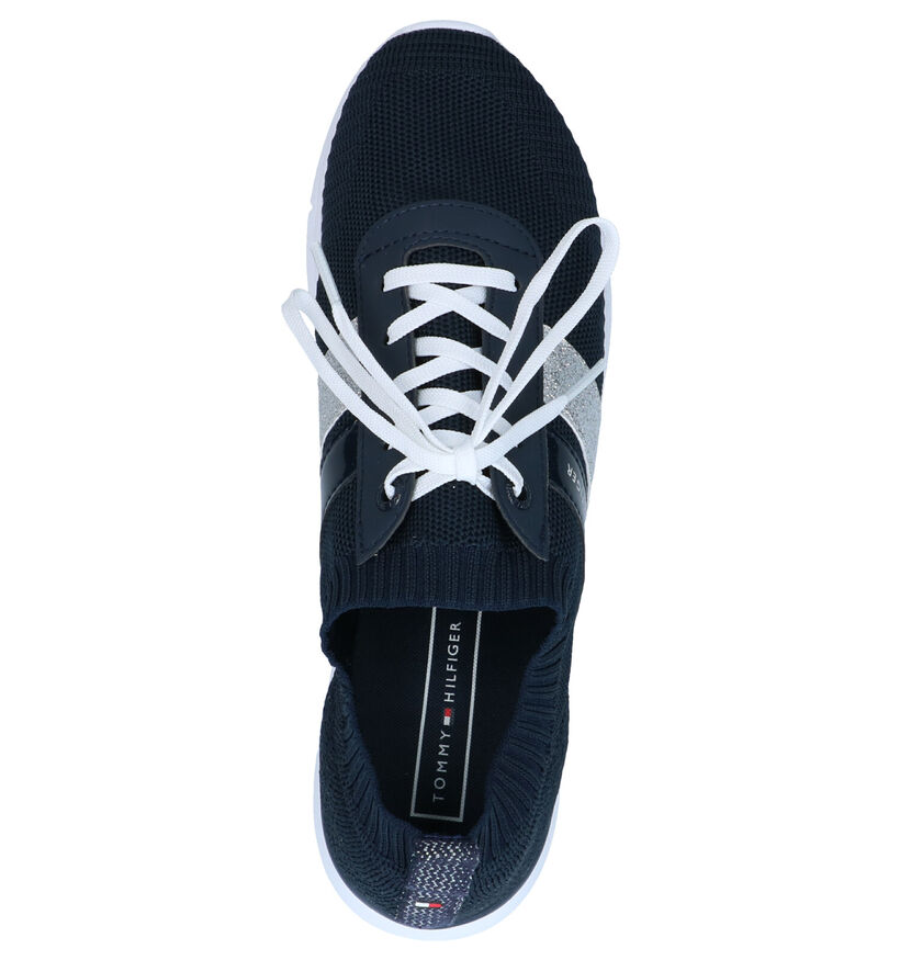 Tommy Hilfiger Feminine Blauwe Slip-on Sneaker in kunstleer (276243)
