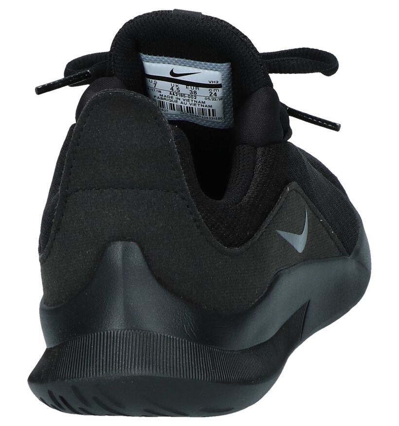 Nike Baskets basses en Noir en textile (238325)